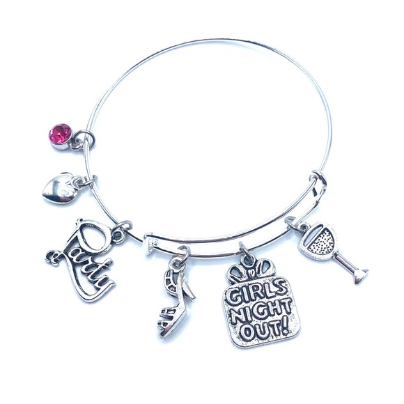 Girls Night Out Bracelet May Be Personalized - Picture 4 of 6